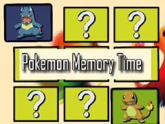 খেলা Pokemon Memory Time