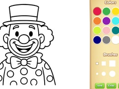 খেলা Clown Coloring Book