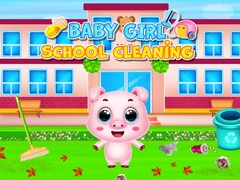 খেলা Baby Girl School Cleaning