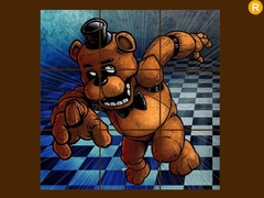 খেলা Fnaf Freddy Sliding Puzzle