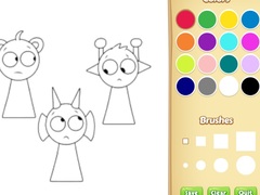 খেলা Sprunki Coloring Pages