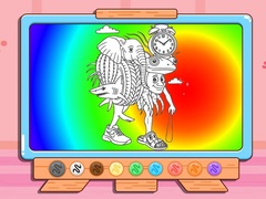 খেলা Coloring Book: Brainrot Animals Merge