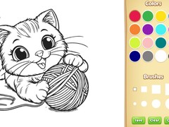 খেলা Cat Coloring Book