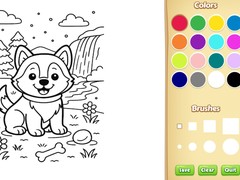 খেলা Dog Coloring Book