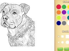 খেলা Dog Coloring Book for Adults