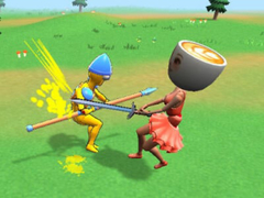 খেলা Ragdoll Arena! Fun Spear Battle!