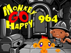 খেলা Monkey Go Happy 964