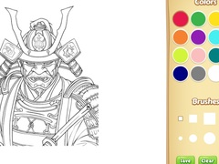 খেলা Samurai Coloring Book