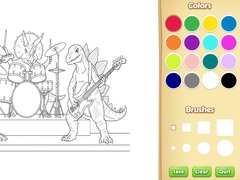 খেলা Dinosaur Coloring Book For Kids