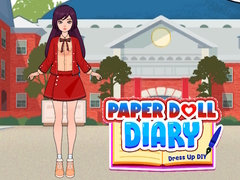 খেলা Paper Doll Diary: Dress Up DIY