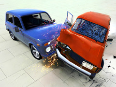 খেলা Beam Drive Car Crash Test Simulator