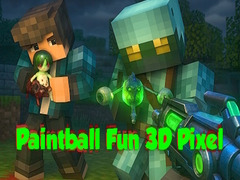 খেলা Paintball fun 3D Pixel 