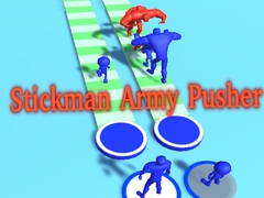 খেলা Stickman Army Pusher