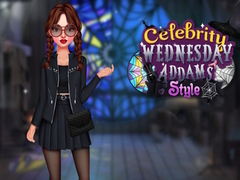 খেলা Celebrity Wednesday Addams Style