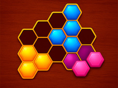 খেলা Hexa Block: Honey Cells