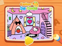 খেলা Color By Code: Hello Kitty Room Decor