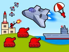 খেলা Bomber Plane: 2D Air Strike