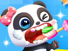 খেলা Jigsaw Puzzle: Baby Panda Teeth Health