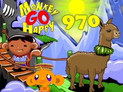 খেলা Monkey Go Happy 972