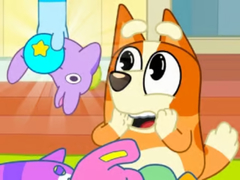 খেলা Jigsaw Puzzle: Bluey Toy Claw Machine