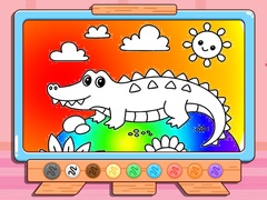 খেলা Coloring Book: Crocodile