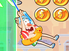 খেলা Alien Chase Swing and Fly