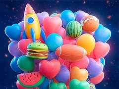 খেলা Merge 3D - Match 3 Balloons