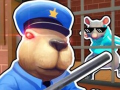 খেলা Obby Escape: Prison Rat Dance