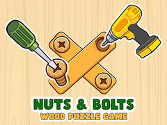 খেলা Nuts & Bolts Wood Puzzle Game