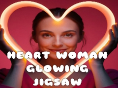 খেলা Heart Woman Glowing Jigsaw