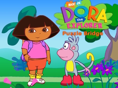 খেলা Dora The explorer Puzzle Bridge