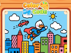 খেলা Color By Code Super Duck