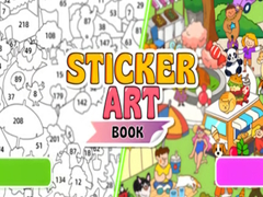 খেলা Sticker Art Book 