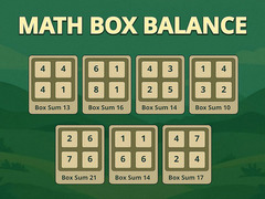 খেলা Math Box Balance