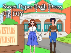 খেলা Sweet Paper Doll: Dress Up DIY