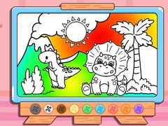 খেলা Coloring Book: Jurassic Dinosaurs