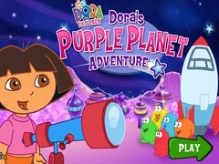 খেলা Dora The explorer Dora's Purple Planet Adventure
