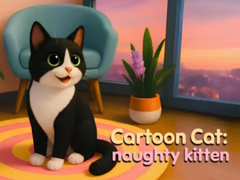 খেলা Cartoon Сat: naughty kitten