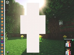 খেলা Draw a Skin for Mineblock with Physics