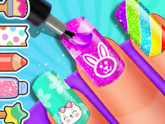 খেলা Coloring Book: Girls Nail Art Design