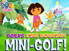 খেলা Dora The explorer Dora's Star Mountain Mini-Golf
