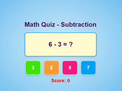 খেলা Math Quiz - Subtraction