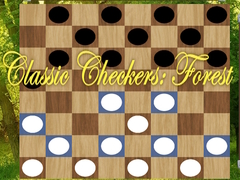 খেলা Classic Checkers: Forest