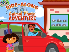 খেলা Dora The explorer Dora's Ride-Along Animal Photo Adventure