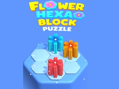 খেলা Flower Hexa Block Puzzle