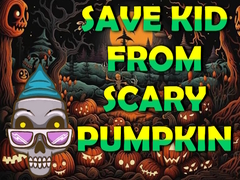 খেলা Save Kid From Scary Pumpkin