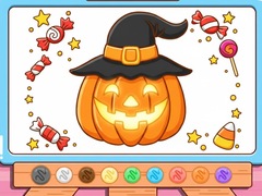 খেলা Coloring Book: Halloween Pumpkin