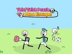 খেলা Thief Stick Puzzle Man Escape