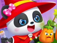 খেলা Jigsaw Puzzle: Baby Panda Pumpkin Pot