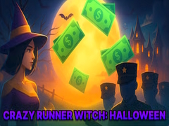 খেলা Crazy Runner Witch Halloween